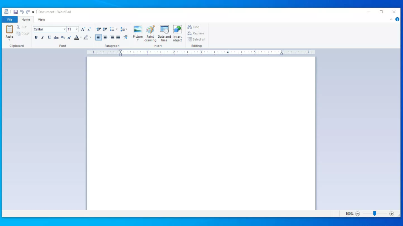 WordPad Screnshot 3